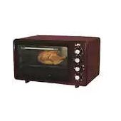 life Electric Oven 50 Liter with grill & fan,1800 Watt, Dark Red LO-719