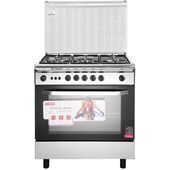 Fresh Cooker 5 Burners Forno 55/80 Oven Safety and Heat Distribution Grill