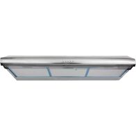 Black and White Flat Built-In Hood, 90 cm, 3 Speeds, Stainless, CK-960