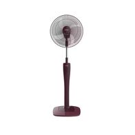 TORNADO Stand Fan 16 Inch 4 Blades Grey Or Maroon TSF-74