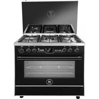 Unionaire iCook Auto Cook Gas Cooker, 5 Burners, Stainless Steel – C69SSGC511ICPS2FIS2WAL