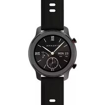 AMAZFIT GTR Smart Watch, 1.2" amored Waterproof and anti fingerprinters screen, 195mAh battery Up to 12 days, Bluetooth, Acurate GPS and health tracker, 42mm strap starry black