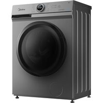 Washing Machine- Midea - Inverter - Steam -1400Rpm -Mf100W70B/Tt -8Kg - Silver