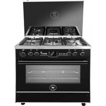 Unionaire iCook Auto Cook Gas Cooker, 5 Burners, Stainless Steel – C69SSGC511ICPS2FIS2WAL