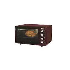 life Electric Oven 50 Liter with grill & fan,1800 Watt, Dark Red LO-719