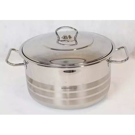 Turkish korkmaz stainless steel pot size 28