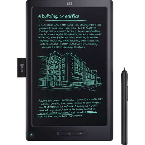 Cardo iNote CIN01 tablet, 10 inch screen, 8 hours of memory, high accuracy screen and stylus