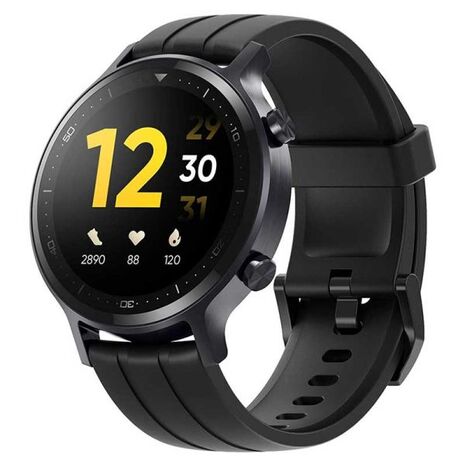REALME S RMA-207 smart watch, Touch Screen 1.3 inch, waterproof, 390mAh battery, Bluetooth5.0, heart rate and photosensitive Sensors, black