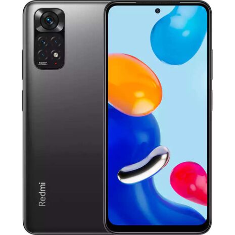 Redmi Note 11 Dual Sim,128GB Memory, 4GB RAM, 4G LTE, 6.43" Display, Graphite Gray