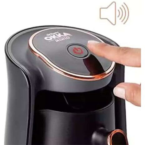 Oka Turkish Minia Coffee Machine 480 Watt, Black & Red OK004k