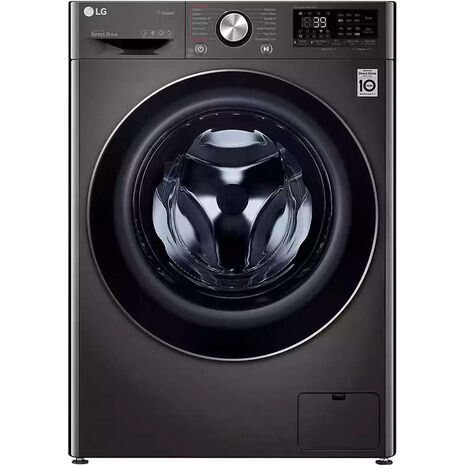 LG Vivace Full Automatic Washing Machine, Front Loading, 9 Kg + 5 Kg Dryer, SmartThinQ™, Black, F4R5VGG2E