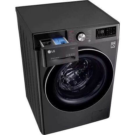 LG Vivace Full Automatic Washing Machine, Front Loading, 9 Kg + 5 Kg Dryer, SmartThinQ™, Black, F4R5VGG2E