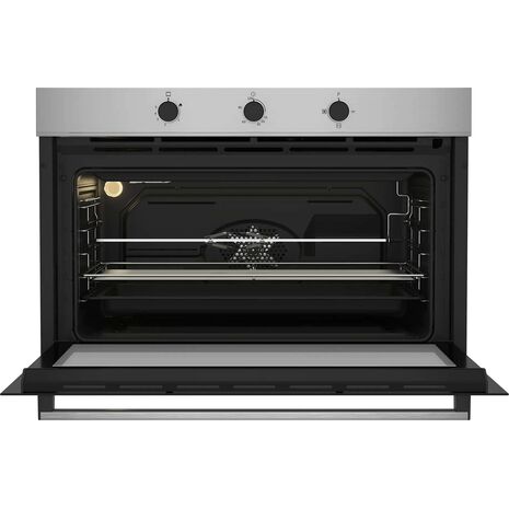 Beko Gas Built-in Oven 90 cm, Self Ignition, Full Safety, Fan, BBWHT12104XS