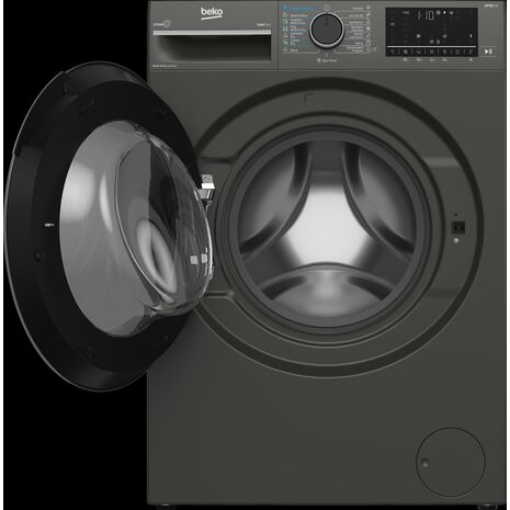 Beko Washing Machine 10 Kg Dryer 6 Kg Silver Inverter Steam BWD10640MCI