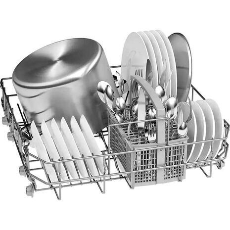 Bosch Dishwasher 12 Place Settings, 60 cm, 5 Programs, Digital, Black, SMS25AB00G