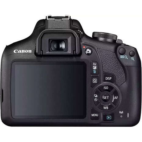 كاميرا كانون EOS 2000D، دقة 24.1 ميجابكسل، عدسة 18-55، اسود