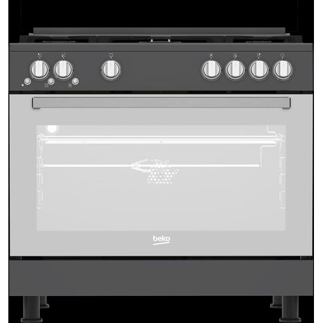 Beko Freestanding Cooker GGR 15115 DX NA (Fan-assisted Gas, 90 cm)