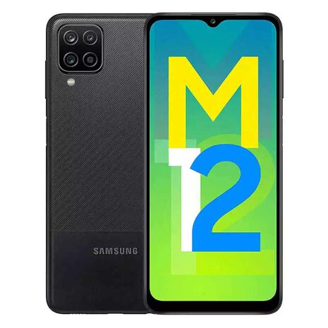 موبايل سامسونج جلاكسي M12، ثنائي الشريحة، ذاكرة داخلية 128 جيجابايت، رامات 4 جيجابايت، شبكة الجيل الرابع إل تي إي، أسود