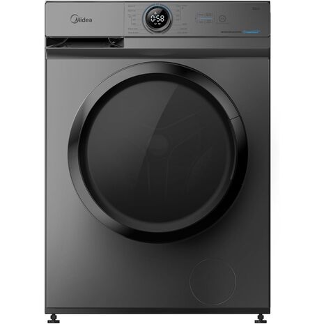 Midea - Washing Machine - Inverter - Steam -1400Rpm -Mf100W70B/TT - 7Kg - Silver