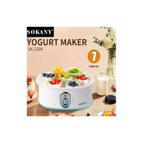 ماكينة صنع زبادي سوكاني , 20 وات , استانلس ستيل SK-2304