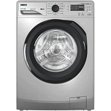 Zanussi Automatic Washing Machine 7KG, Digital, 1200 RPM, Silver (Black Door) - ZWF7240SB5