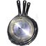 Aluminum Hand Stainless Steel Pan 3 Pan Set 22cm 24cm 26cm