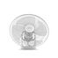 TORNADO Orbit Fan 16 Inch 4 Blades White TOF-49Y