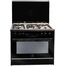 Unionaire iCook Auto Cook Gas Cooker, 5 Burners, Stainless Steel – C69SSGC511ICPS2FIS2WAL