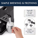 Delonghi Espresso & cappuccino machine 1100 watt, 15 bars, Black EC260BK