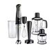 Braun Hand Blender MultiQuick 9, 1000 Watt, 600 ml, 350 ml Chopper, Black MQ9047X