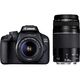 Canon EOS 4000D Camera, 18 MP, 18-55mm Lens, Black