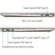 HP Laptop Envy13-BD0063DX, 11th, Intel Core I5, 8GB Ram, 256GB SSD, Intel® Iris® X, 13.3 Inch FHD, Win 10, Gold