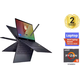 Laptop VivoBook Asus Flip 14 TM420UA-EC005T, AMD R5-5500U, 8GB RAM, 512GB M2 SSD, AMD Radeon Graphics, 14 inch FHD Display, Windows 10, Black