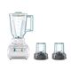TORNADO Electric Blender 250 Watt With 2 Mills,1.5 Litre, White MX900-2