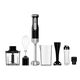 TORNADO Hand Blender 600 Watt With Stainless Steel Whisk in Black Color THB-600C