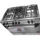 Fresh Galaxy Cooker, 90 x 60 cm, 5 Burners, Cast Iron, Stainless