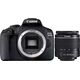 Canon EOS 2000D Camera, 24.1 MP, 18-55 Lens, Black
