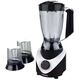 TORNADO Electric Blender 500 Watt , 1.5 Litre With 2 Mills In Black x White Color BL500-2