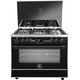 Unionaire iCook Auto Cook Gas Cooker, 5 Burners, Stainless Steel – C69SSGC511ICPS2FIS2WAL