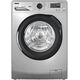 غسالة زانوسي اوتوماتيك 6 كجم بيرلاماكس - 1200 دورة/الدقيقة بحماية ضد الفيض، 12 برنامج غسيل مختلف، نظام الشطف المضاد للرغوة، فضي ZWF6240SS5