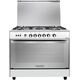 Fresh Cooker Hammer 5 Burners Size 80cm Full Safety Stainless